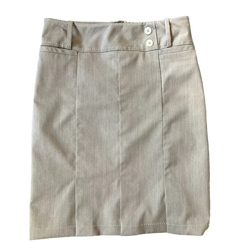 To The Max Pleated Mini Skirt Tan Women’s Size 4